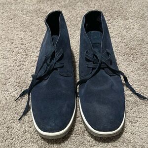 Like New Marc New York Blue Suede Chukka Boots